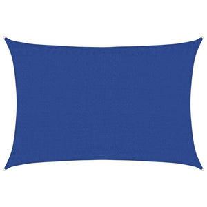 vidaXL Sun Shade Sail 160 g/m² Rectangular Blue 3.5x4.5 m HDPE