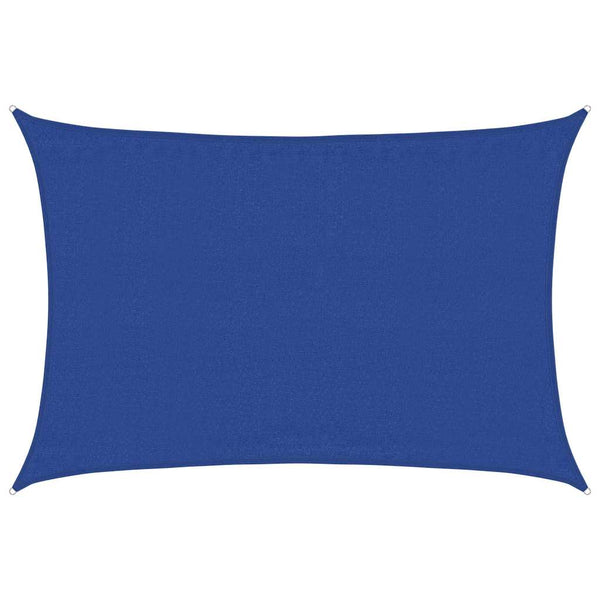 vidaXL Sun Shade Sail 160 g/m² Rectangular Blue 3.5x4.5 m HDPE