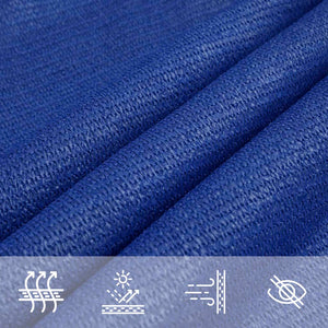 vidaXL Sun Shade Sail 160 g/m² Rectangular Blue 4x5 m HDPE