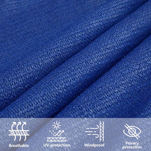 vidaXL Sun Shade Sail 160 g/m² Rectangular Blue 4x5 m HDPE