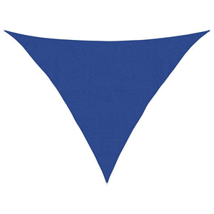 vidaXL Sun Shade Sail 160 g/m² Triangular Blue 4x4x5.8 m HDPE
