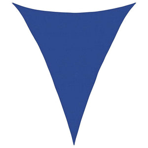 vidaXL Sun Shade Sail 160 g/m² Triangular Blue 5x6x6 m HDPE