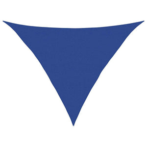 vidaXL Sun Shade Sail 160 g/m² Triangular Blue 5x5x6 m HDPE