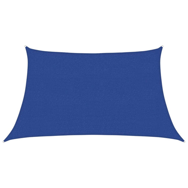 vidaXL Sun Shade Sail 160 g/m² Blue 3/4x2 m HDPE