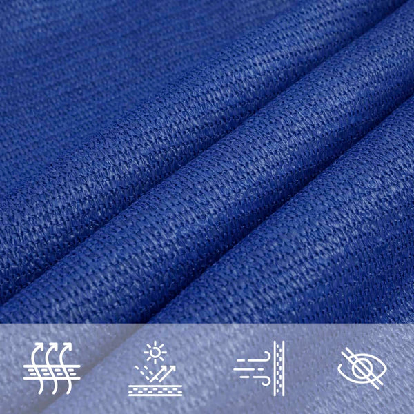 vidaXL Sun Shade Sail 160 g/m² Blue 3/4x2 m HDPE