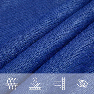 vidaXL Sun Shade Sail 160 g/m² Trapezoidal Blue 4/5x4 m HDPE