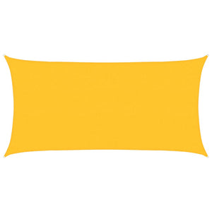 vidaXL HDPE Sun Shade Sail 160 gsm Yellow 2x4 m