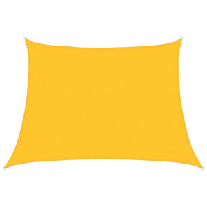 vidaXL Sun Shade Sail 160 g/m² Trapezoidal Yellow 4/5x3 m HDPE