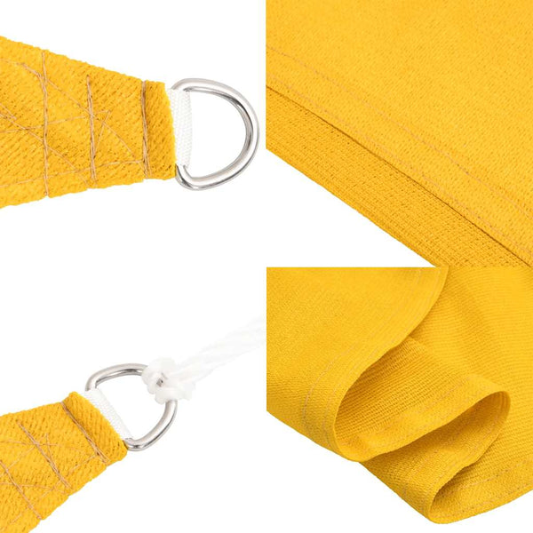 vidaXL Sun Shade Sail 160 g/m² Trapezoidal Yellow 4/5x3 m HDPE