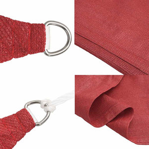 vidaXL Sun Shade Sail 160 g/m² Red 3x4.5 m HDPE