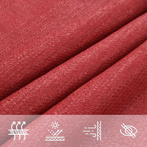 vidaXL Sun Shade Sail 160 g/m² Red 3x4.5 m HDPE