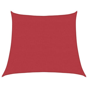 Sonnensegel 160 g/m² Rot 4/5x4 m HDPE