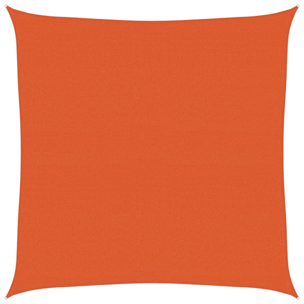 vidaXL Sun Shade Sail 160 g/m² Square Orange 4.5x4.5 m HDPE