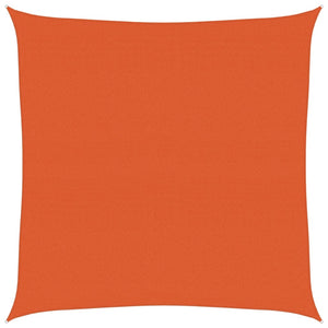 vidaXL Sun Shade Sail 160 g/m² Square Orange 6x6 m HDPE