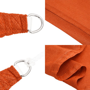 vidaXL Sun Shade Sail 160 g/m² Orange 2x3.5 m HDPE