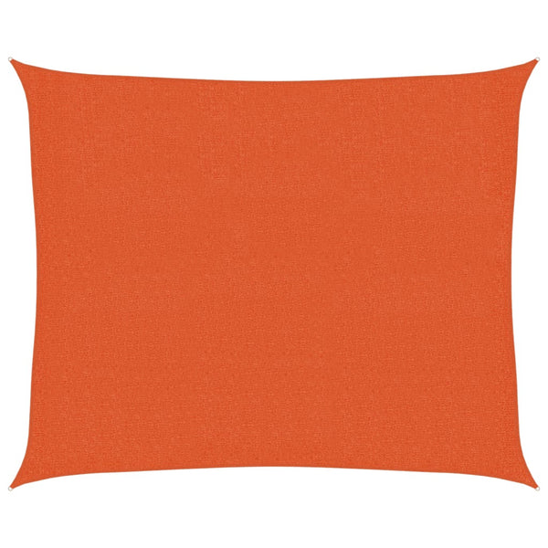 vidaXL Sun Shade Sail 160 g/m² Orange 2.5x3 m HDPE