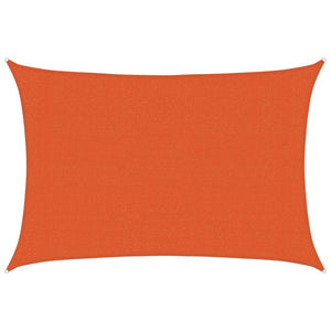 Sonnensegel 160 g/m² Rechteckig Orange 3x4,5 m HDPE