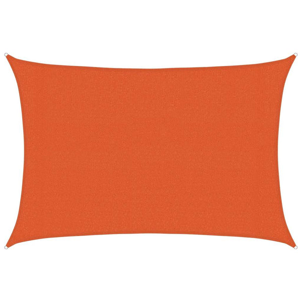 Sonnensegel 160 g/m² Rechteckig Orange 3x4,5 m HDPE