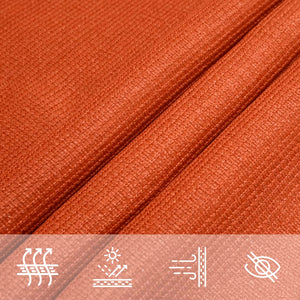 Sonnensegel 160 g/m² Rechteckig Orange 3x6 m HDPE