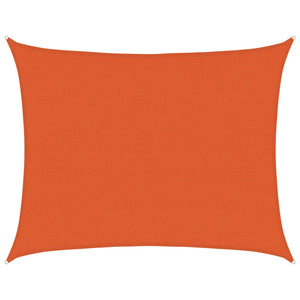 Sonnensegel 160 g/m² Rechteckig Orange 6x8 m HDPE
