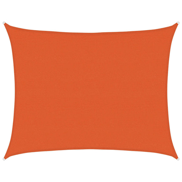 Sonnensegel 160 g/m² Rechteckig Orange 6x8 m HDPE