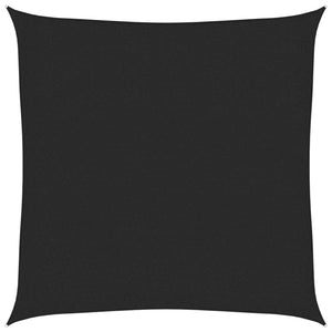 vidaXL Sun Sail 160 g/m² Black 3.6x3.6 m HDPE
