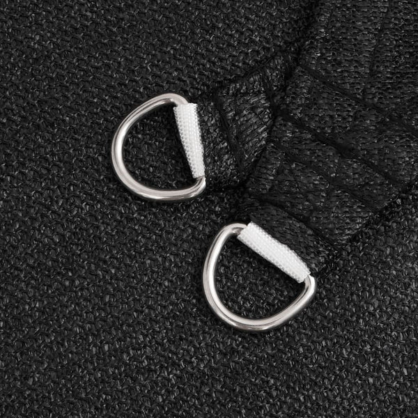 vidaXL Sun Sail 160 g/m² Black 3.6x3.6 m HDPE