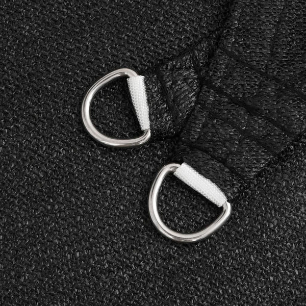 vidaXL Sun Shade Sail 160 g/m² Black 3.5x5 m HDPE