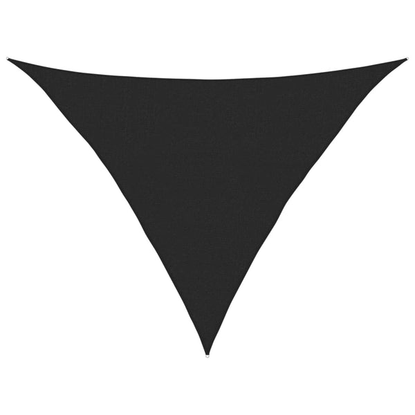 vidaXL Shade Sail 160 g/m² Black 2.5x2.5x3.5 m HDPE
