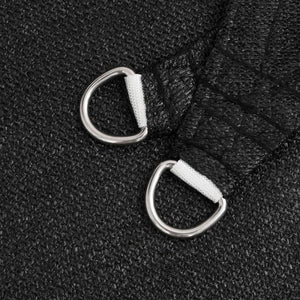 vidaXL Shade Sail 160 g/m² Black 2.5x2.5x3.5 m HDPE