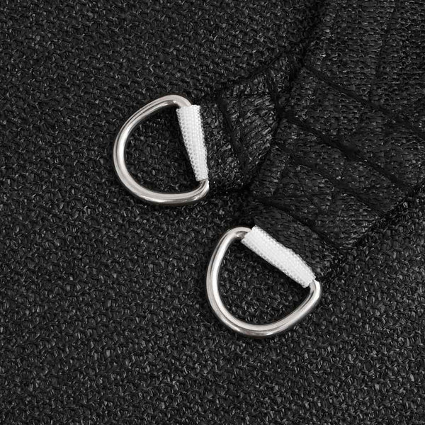 vidaXL Sun Shade Sail 160 g/m² Black 4.5x4.5x4.5 m HDPE