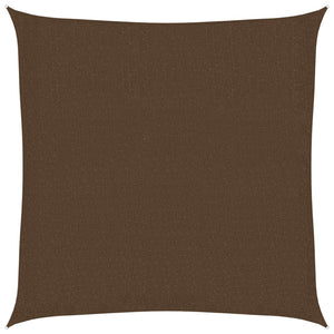 vidaXL Sun Shade Sail 160 g/m² Brown 3.6x3.6 m HDPE