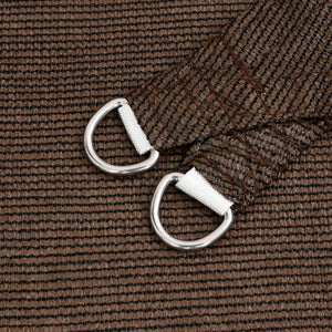 vidaXL Sun Shade Sail 160 g/m² Brown 3.5x5 m HDPE