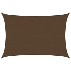 vidaXL Sun Shade Sail 160 g/m² Brown 5x6 m HDPE
