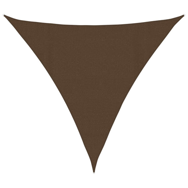vidaXL Sun Shade Sail 160 g/m² Brown 4.5x4.5x4.5 m HDPE