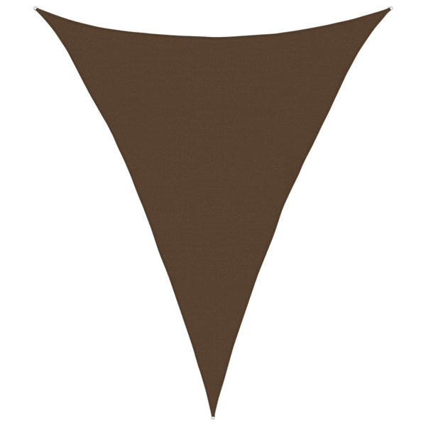 vidaXL Sun Shade Sail 160 g/m² Brown 4x5x5 m HDPE