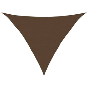 vidaXL Sun Shade Sail 160 g/m² Brown 5x5x6 m HDPE