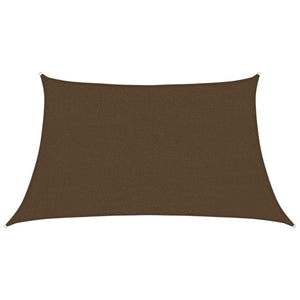 vidaXL Sun Shade Sail 160 g/m² Brown 3/4x2 m HDPE