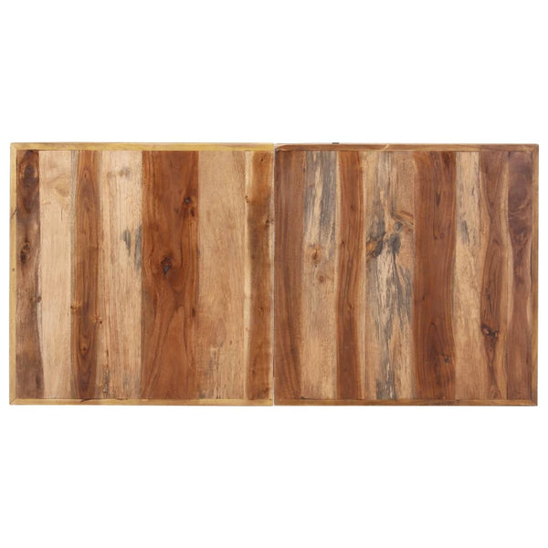 vidaXL Dining Table 140x70x75 cm Solid Wood Honey Brown