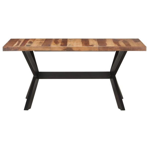 vidaXL Dining Table 160x80x75 cm Solid Wood Honey Brown
