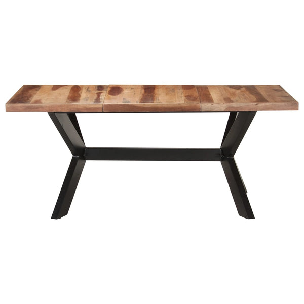 vidaXL Dining Table 180x90x75 cm Solid Wood Honey Brown