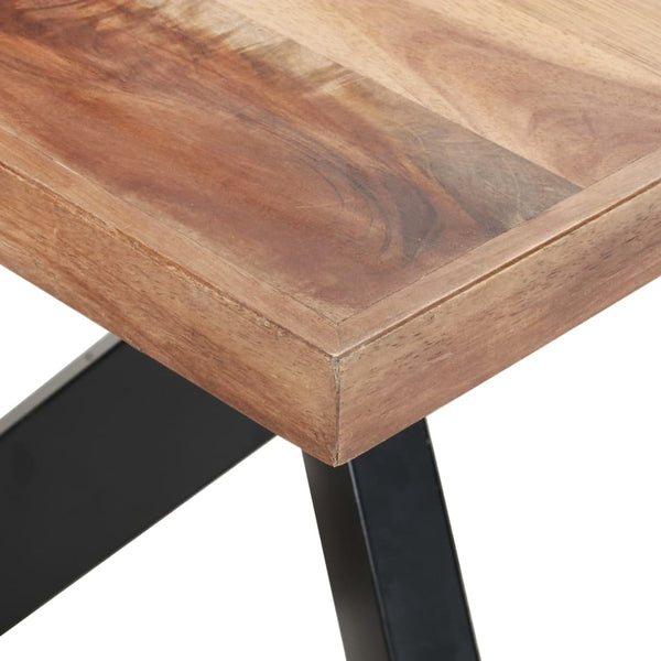 vidaXL Dining Table 180x90x75 cm Solid Wood Honey Brown