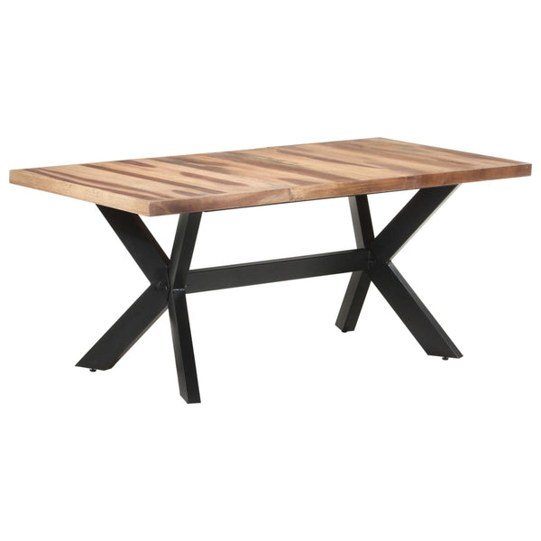 vidaXL Dining Table 180x90x75 cm Solid Wood Honey Brown