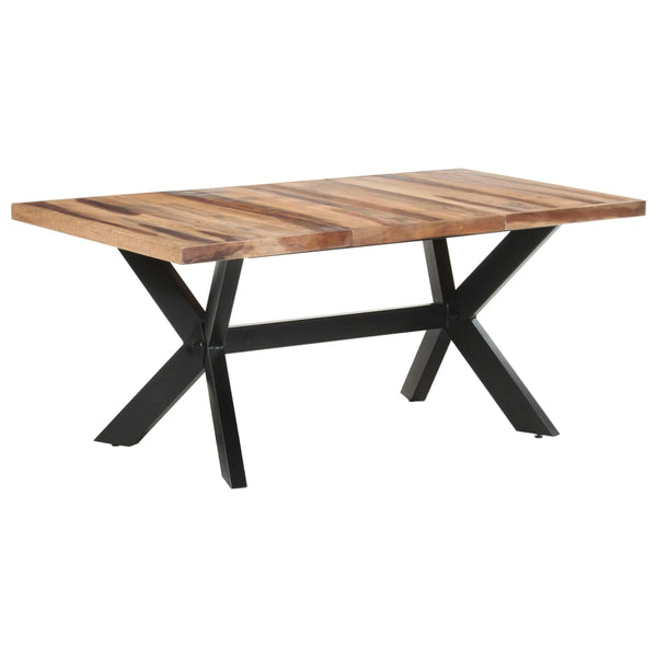 vidaXL Dining Table 180x90x75 cm Solid Wood Honey Brown
