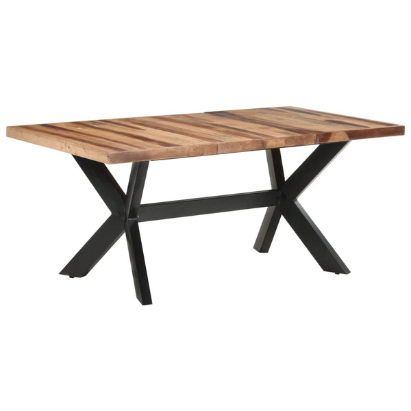 vidaXL Dining Table 180x90x75 cm Solid Wood Honey Brown
