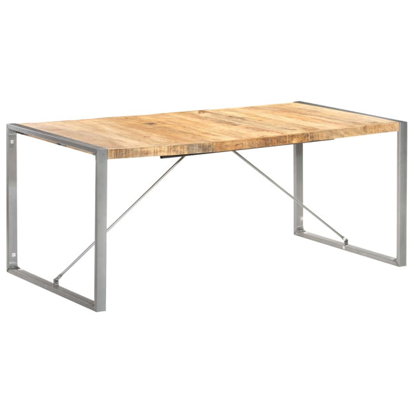 vidaXL Dining Table 180x90x75 cm Rough Solid Mango Wood