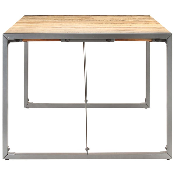 vidaXL Dining Table 180x90x75 cm Rough Solid Mango Wood