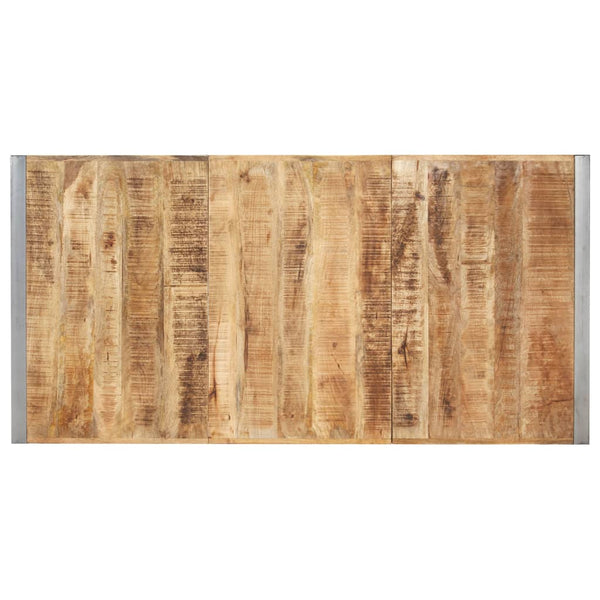vidaXL Dining Table 180x90x75 cm Rough Solid Mango Wood