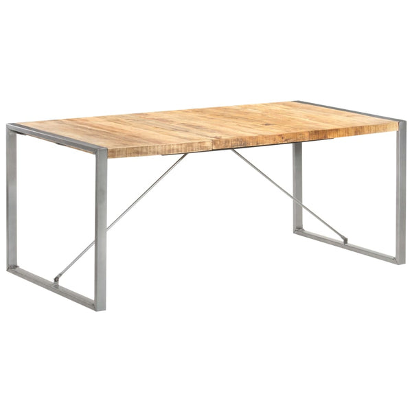 vidaXL Dining Table 180x90x75 cm Rough Solid Mango Wood