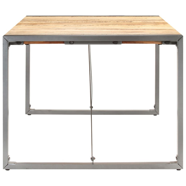 vidaXL Dining Table 200x100x75 cm Rough Solid Mango Wood